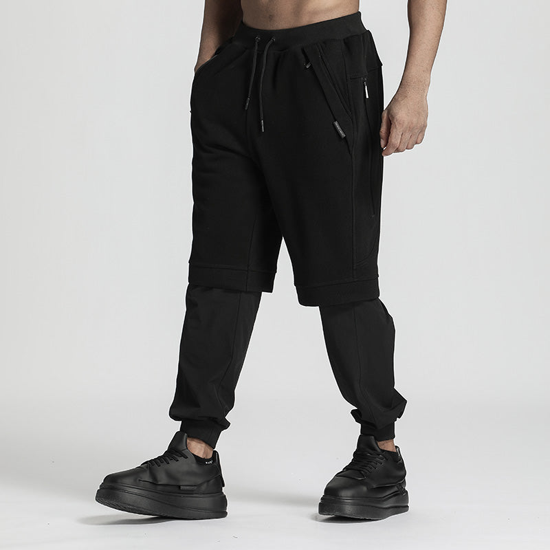 Minimalist Warrior Sweatpants With Adjustable Drawstring For men