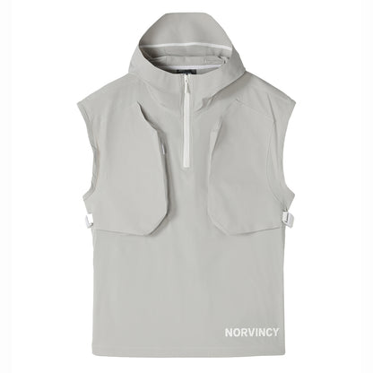 Patchwork panel Warrior Vests With Durable Ripstop For men