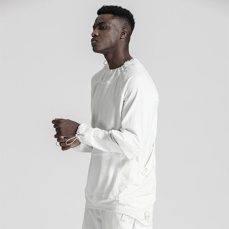 Patchwork panel Warrior T-Shirts With Durable Ripstop For men
