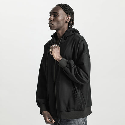 Minimalist Warrior Hoodies & Sweatshirts With Ribbed Cuffs/Hem For men