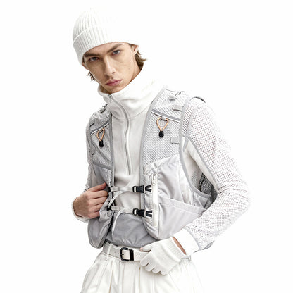 Techwear Vest Warrior Vests With Breathable Mesh For men