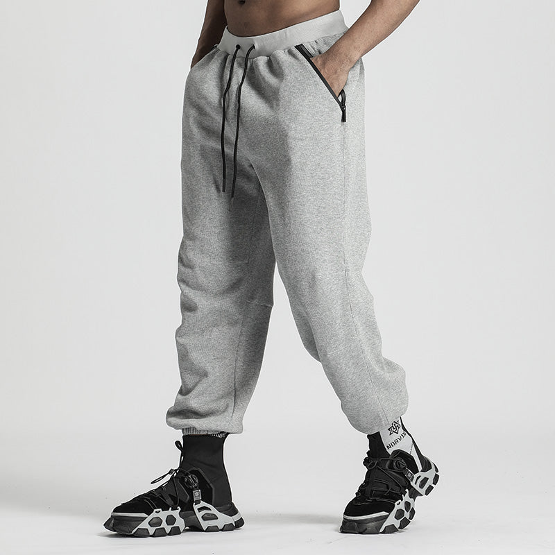 Minimalist Warrior Sweatpants With Adjustable Drawstring For men