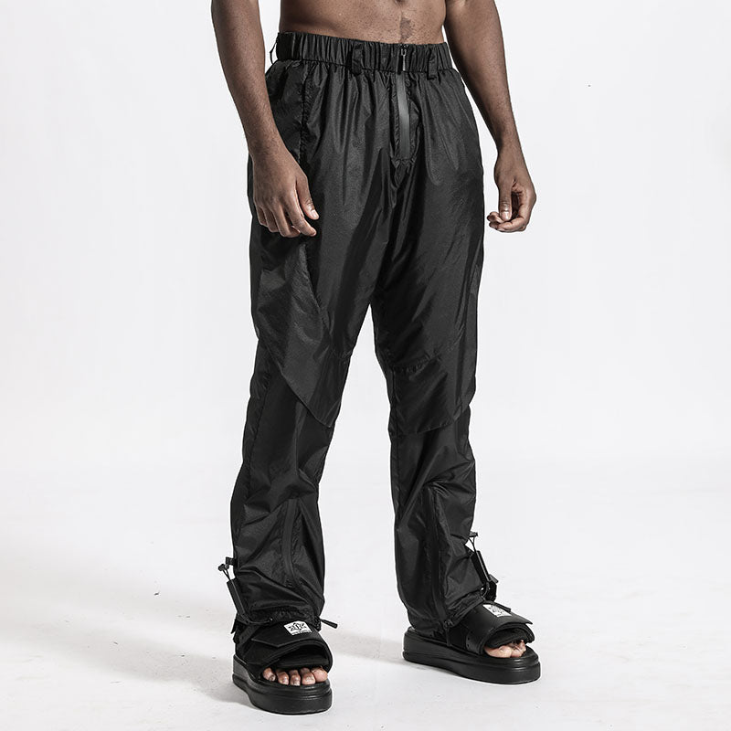 Futuristic Design Warrior joggers With Breathable Mesh For men