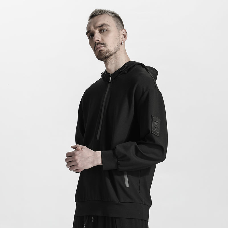 Avant-Garde Warrior Hoodies & Sweatshirts With Ribbed Cuffs/Hem For men