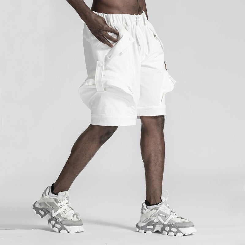 Loose/Relaxed Fit Warrior Shorts With Multi-Pocket Design For men