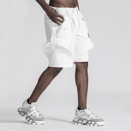 Loose/Relaxed Fit Warrior Shorts With Multi-Pocket Design For men