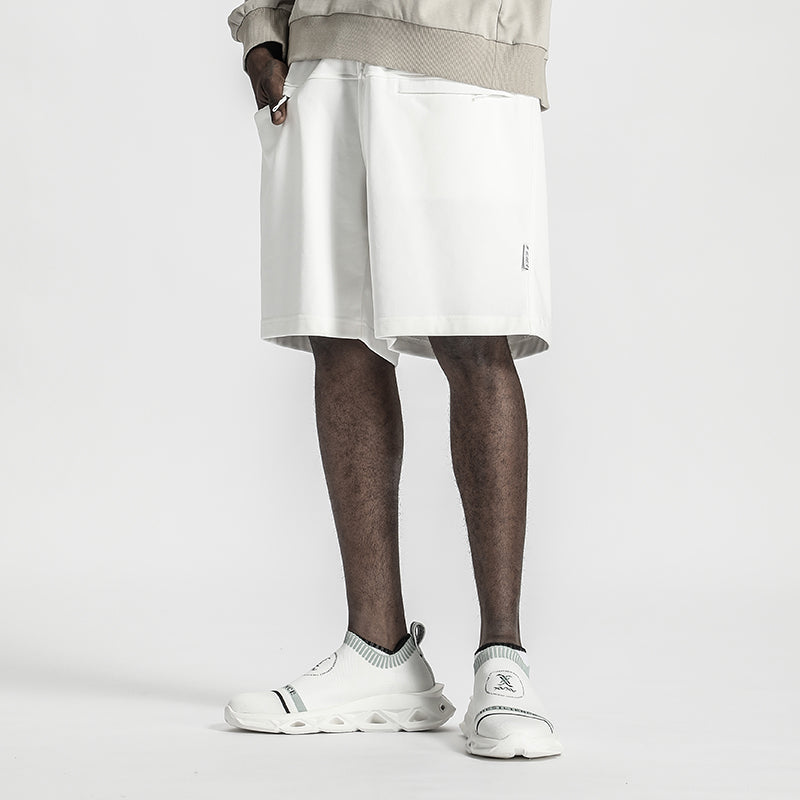 Minimalist Warrior Shorts With Elastic Waistband For men