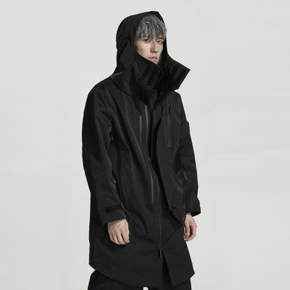 Longline Warrior Coats With Two-Way Zipper For men