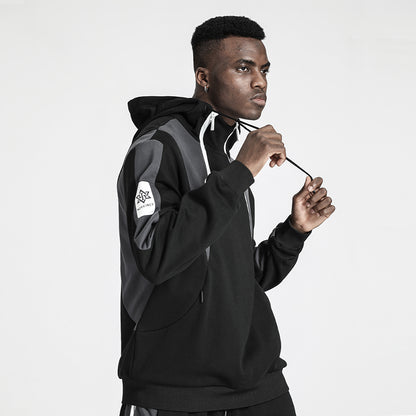 Streetwear Warrior Hoodies & Sweatshirts With Adjustable Drawstring For men