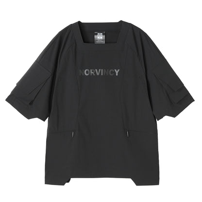 Patchwork panel Warrior T-Shirts With Durable Ripstop For men