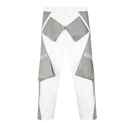 Cyberpunk Aesthetic Warrior Cargo Pants With Multi-Pocket Design For men