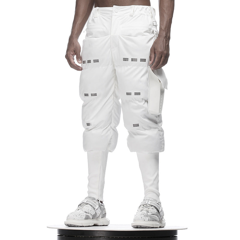 Streetwear Warrior Fleece / Cotton Pants With Lightweight Insulation For men