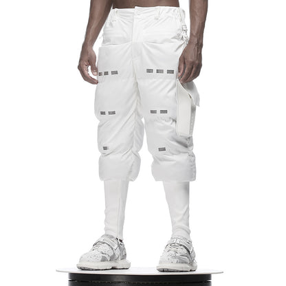 Streetwear Warrior Fleece / Cotton Pants With Lightweight Insulation For men