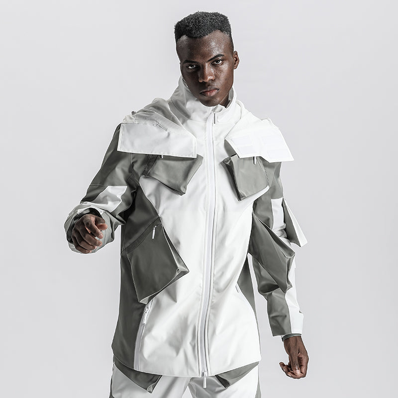Techwear Style Warrior Windbreakers With Windproof For men