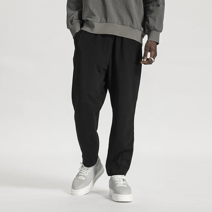 Minimalist Warrior Sweatpants With Elastic Waistband For men