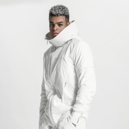 Minimalist Warrior Windbreakers With Two-Way Zipper For men
