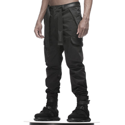 Minimalist Warrior Cargo Pants With Multi-Pocket Design For men