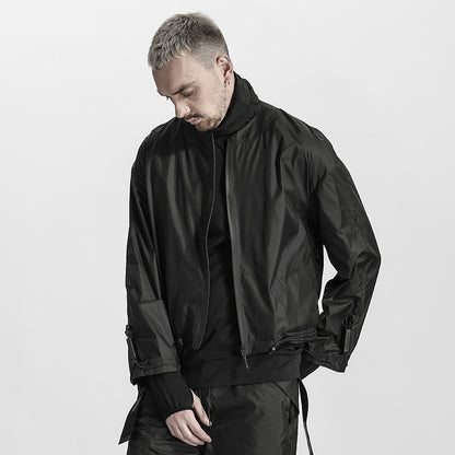 Cropped Length Warrior Jackets With Windproof For men