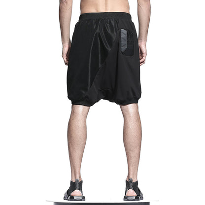 Futuristic Design Warrior Shorts With Elastic Waistband For men