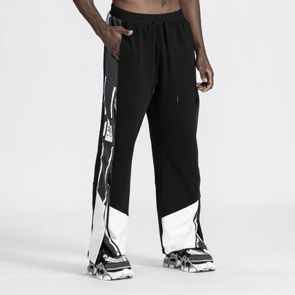 Avant-Garde Warrior Sweatpants With Adjustable Drawstring For men