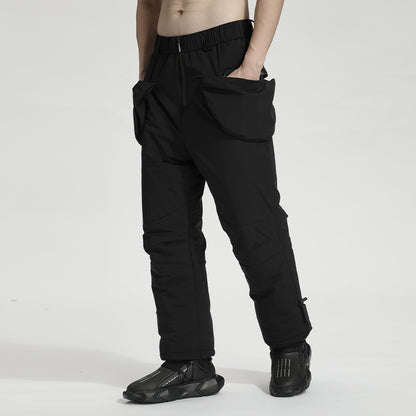 Loose/Relaxed Fit Warrior Fleece / Cotton Pants With Durable Ripstop For men