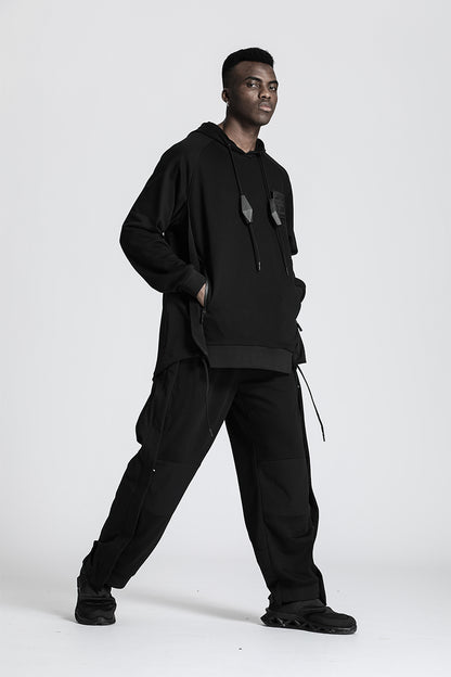 Streetwear Warrior Hoodies & Sweatshirts With Adjustable Drawstring For men