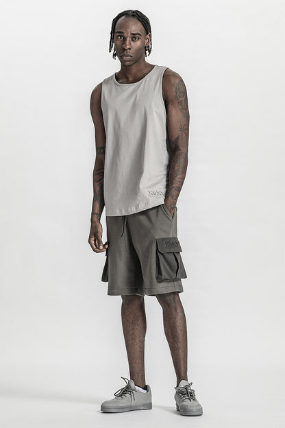 Minimalist Warrior Shorts With Multi-Pocket Design For men
