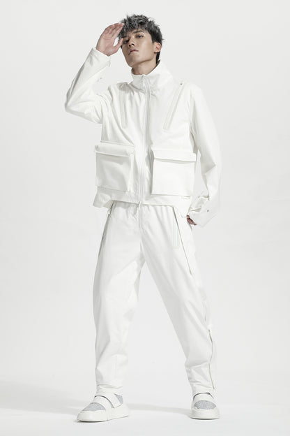 Minimalist Warrior Windbreakers With Hidden Pocket For men