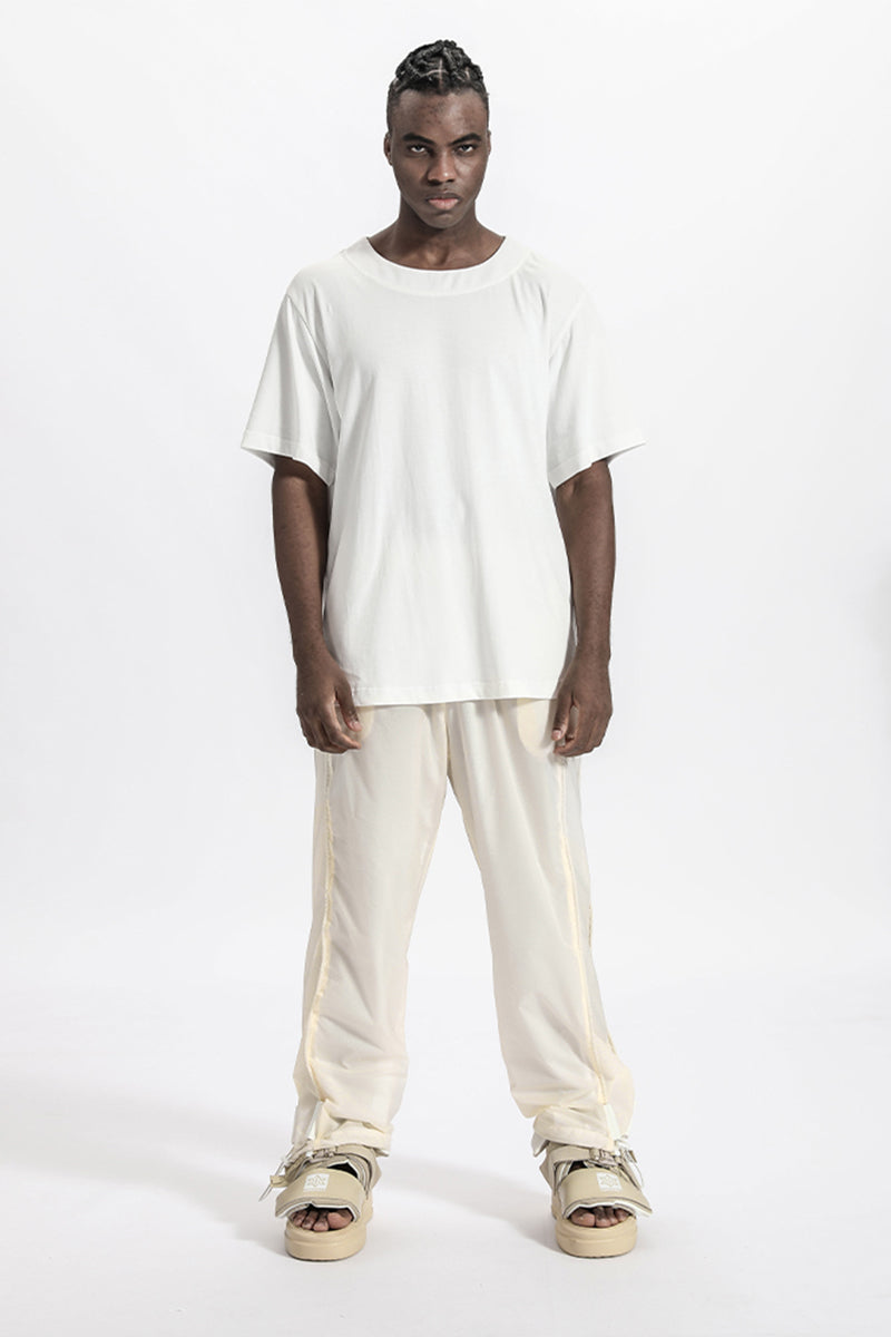 Futuristic Design Warrior joggers With Breathable Mesh For men