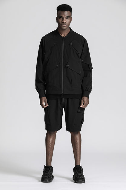 Streetwear Warrior Jackets With Multi-Pocket Design For men