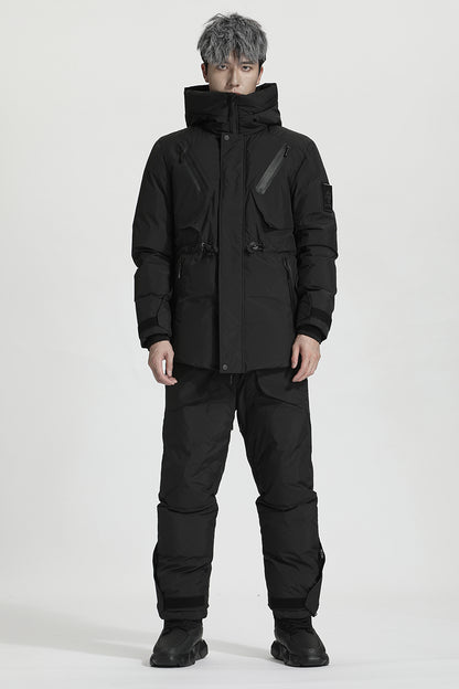 Tactical Warrior Down Jackets With Two-Way Zipper For men