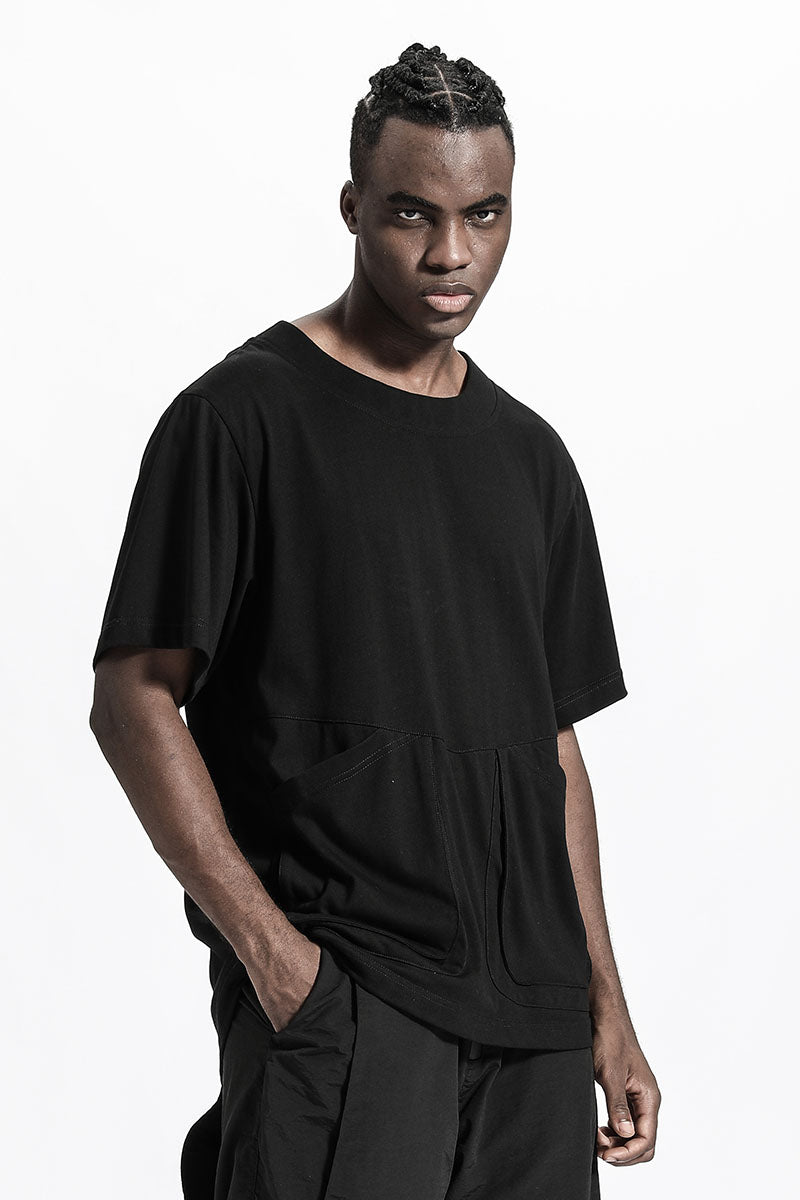 Utilitarian Warrior T-Shirts With Multi-Pocket Design For men