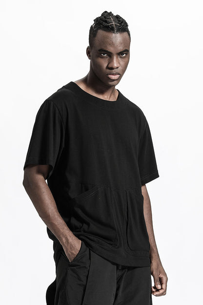 Utilitarian Warrior T-Shirts With Multi-Pocket Design For men