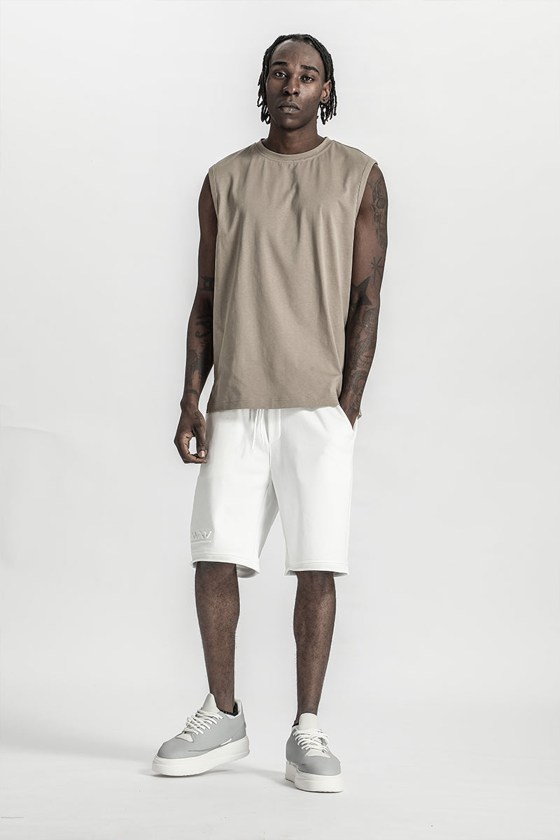 Minimalist Warrior Shorts With Elastic Waistband For men