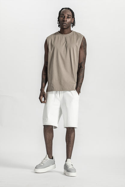 Minimalist Warrior Shorts With Elastic Waistband For men