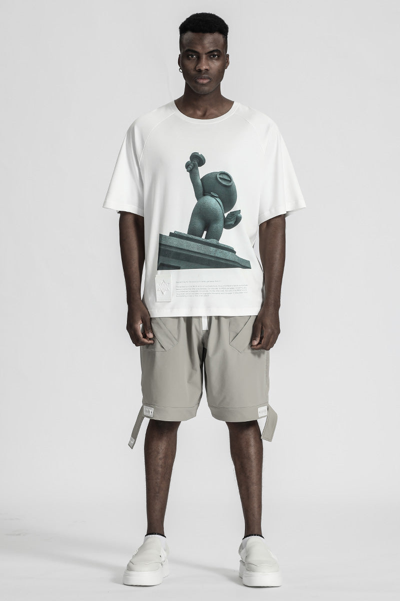 Streetwear Warrior T-Shirts With Durable Ripstop For men