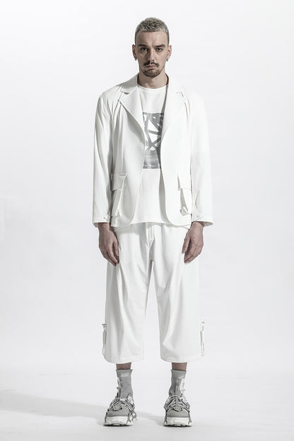 Minimalist Warrior Jacket With Multi-Pocket Design For men