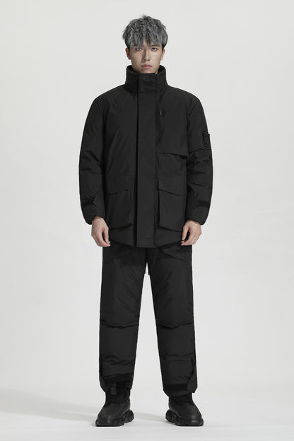 Minimalist Warrior Down Jackets With Two-Way Zipper For men