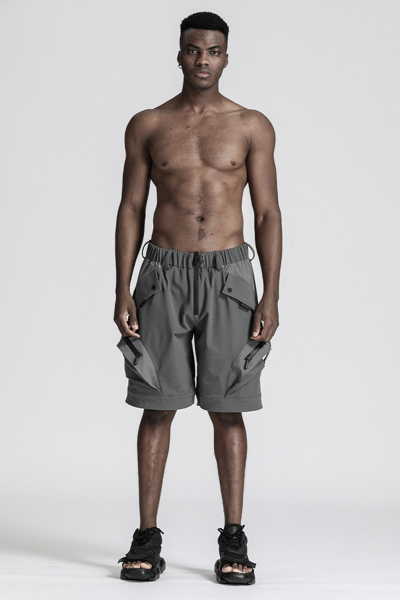 Loose/Relaxed Fit Warrior Shorts With Multi-Pocket Design For men