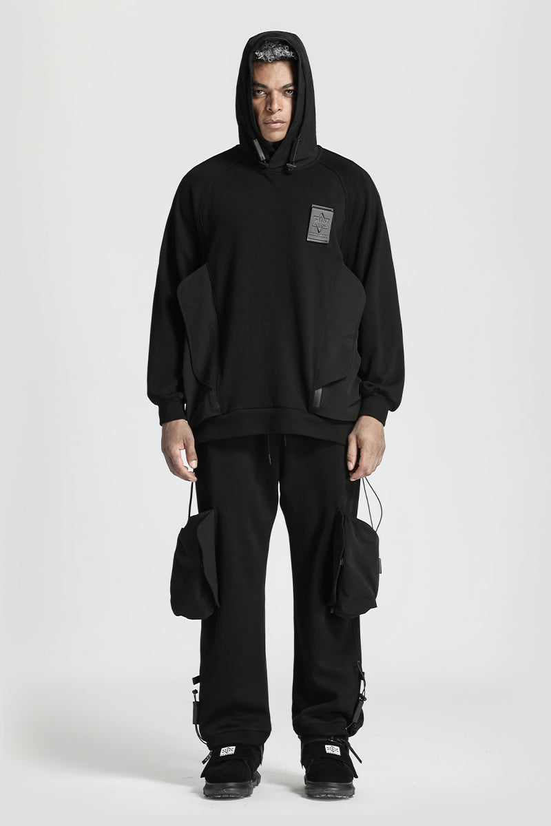 Minimalist Warrior Hoodies & Sweatshirts With Multi-Pocket Design For men