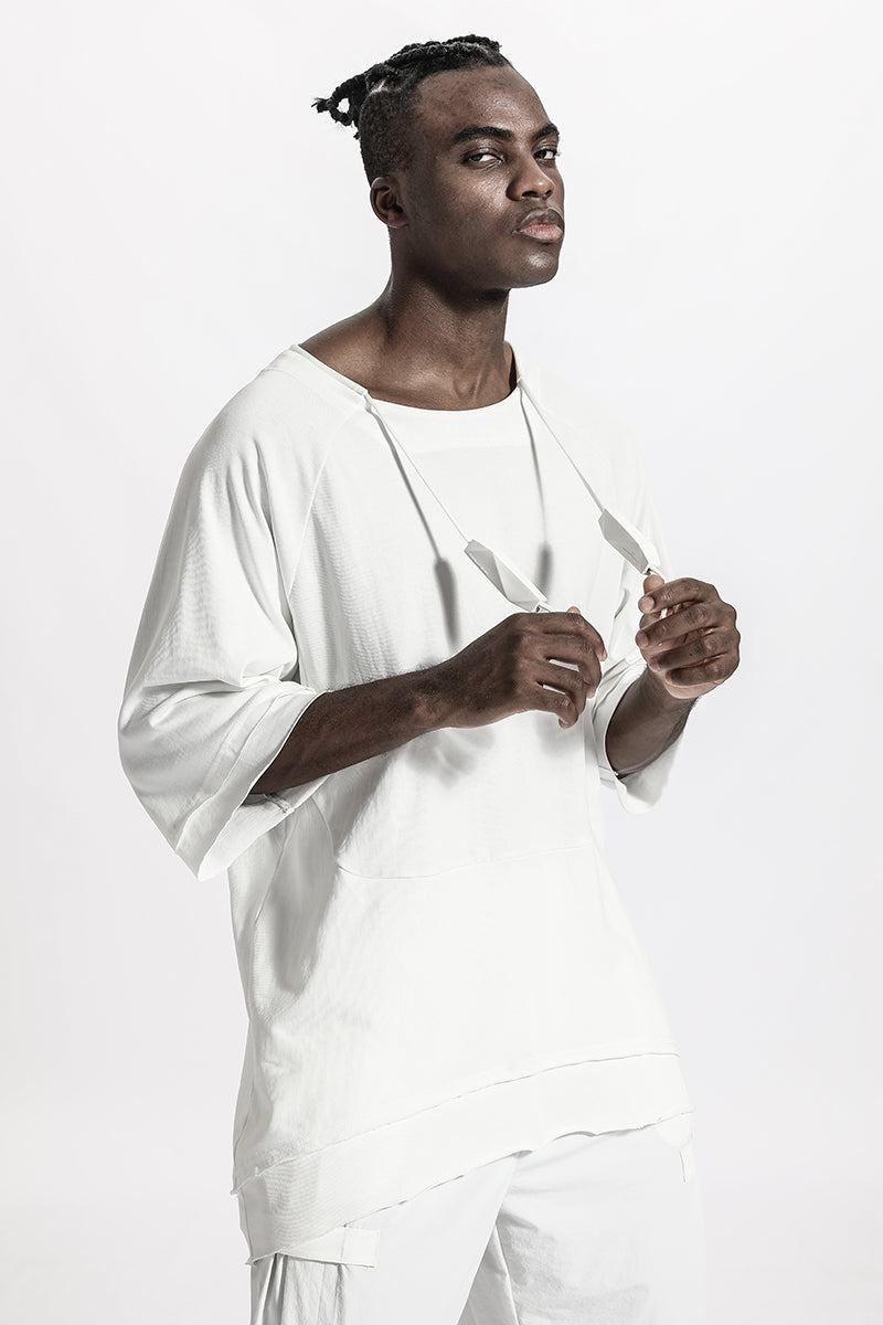 Minimalist Warrior T-Shirts With Adjustable Drawstring For men