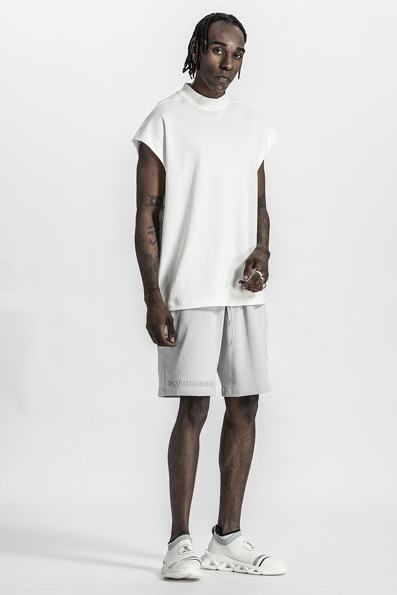 Minimalist Warrior Shorts With Elastic Waistband For men