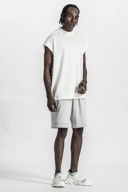 Minimalist Warrior Shorts With Elastic Waistband For men