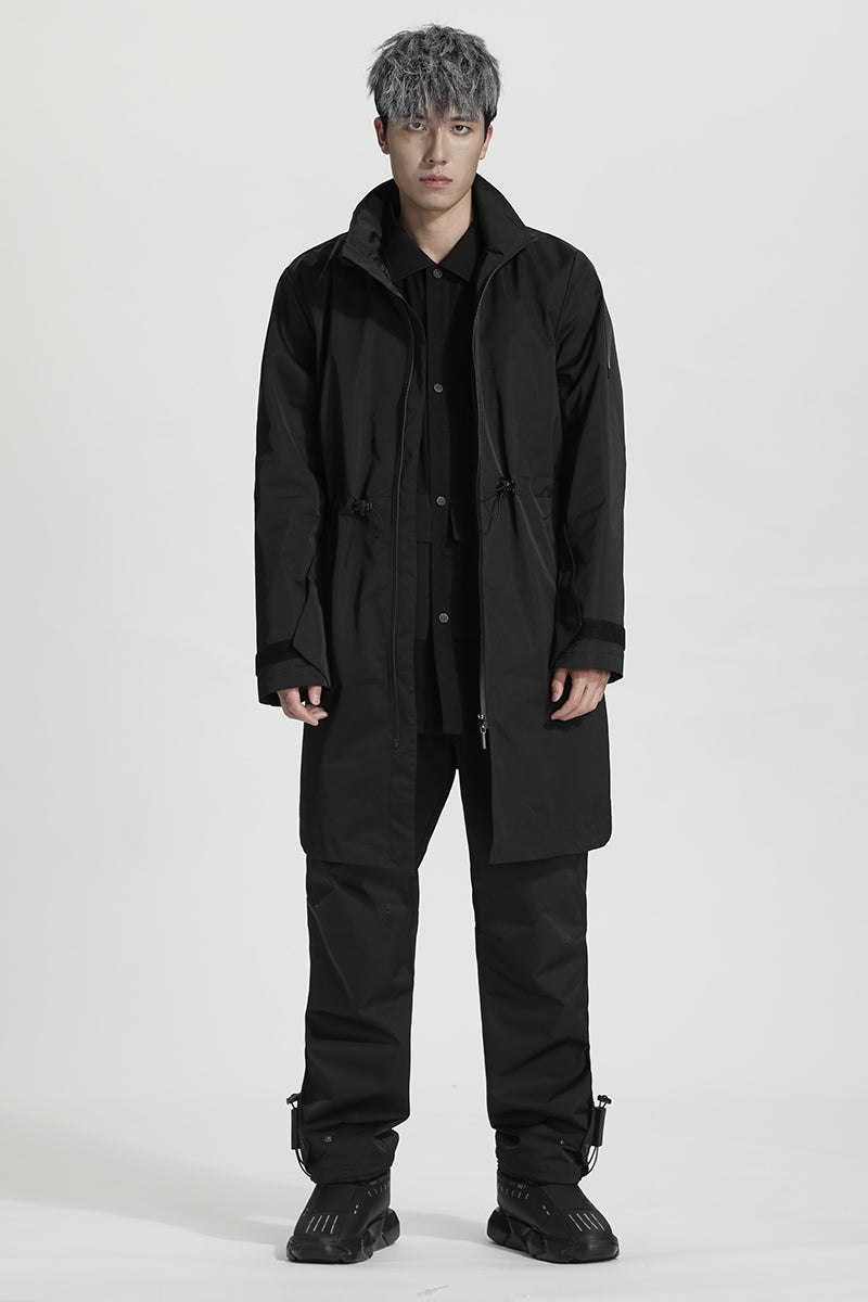 Longline Warrior Coats With Two-Way Zipper For men