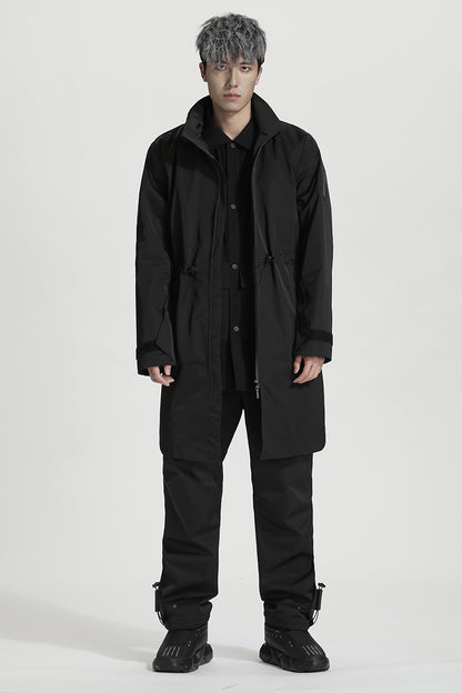 Longline Warrior Coats With Two-Way Zipper For men