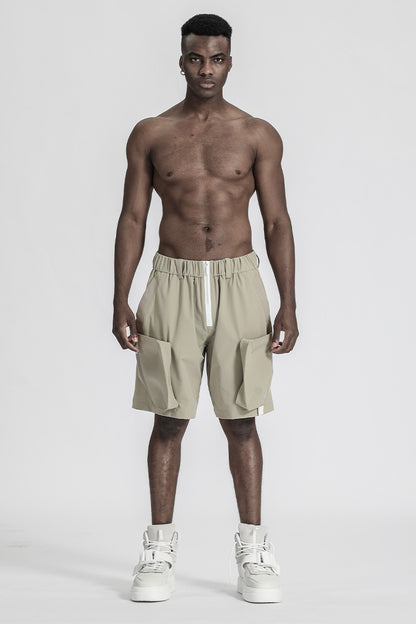 Loose/Relaxed Fit Warrior Shorts With Multi-Pocket Design For men