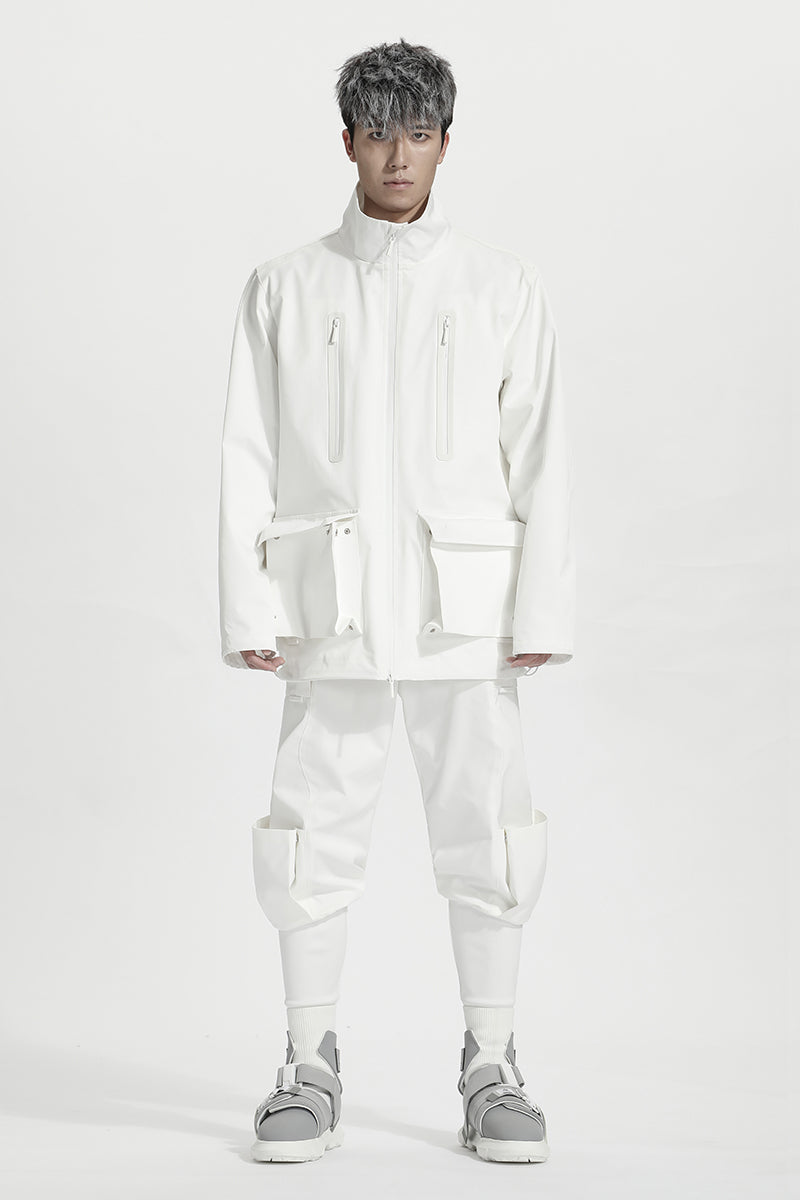 Minimalist Warrior Windbreakers With Hidden Pocket For men