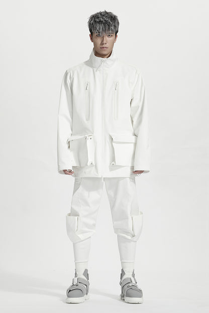 Minimalist Warrior Windbreakers With Hidden Pocket For men