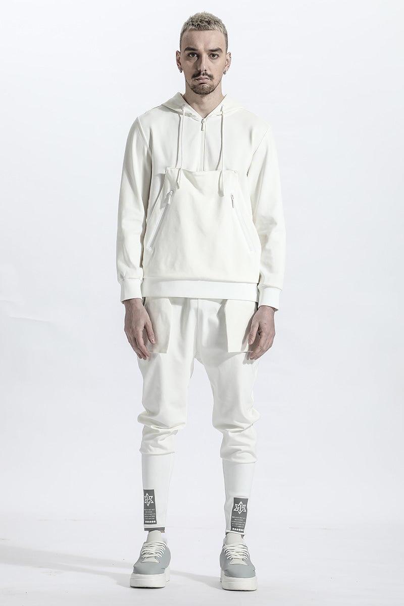 Avant-Garde Warrior Hoodies & Sweatshirts With Ribbed Cuffs/Hem For men
