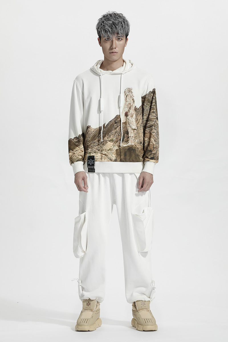Avant-Garde Warrior Hoodies & Sweatshirts With Adjustable Drawstring For men